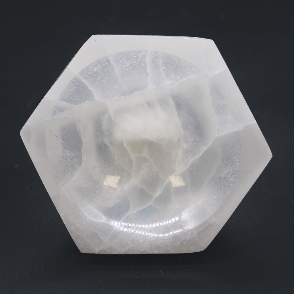 Selenite Hex Bowl - Small - view 2