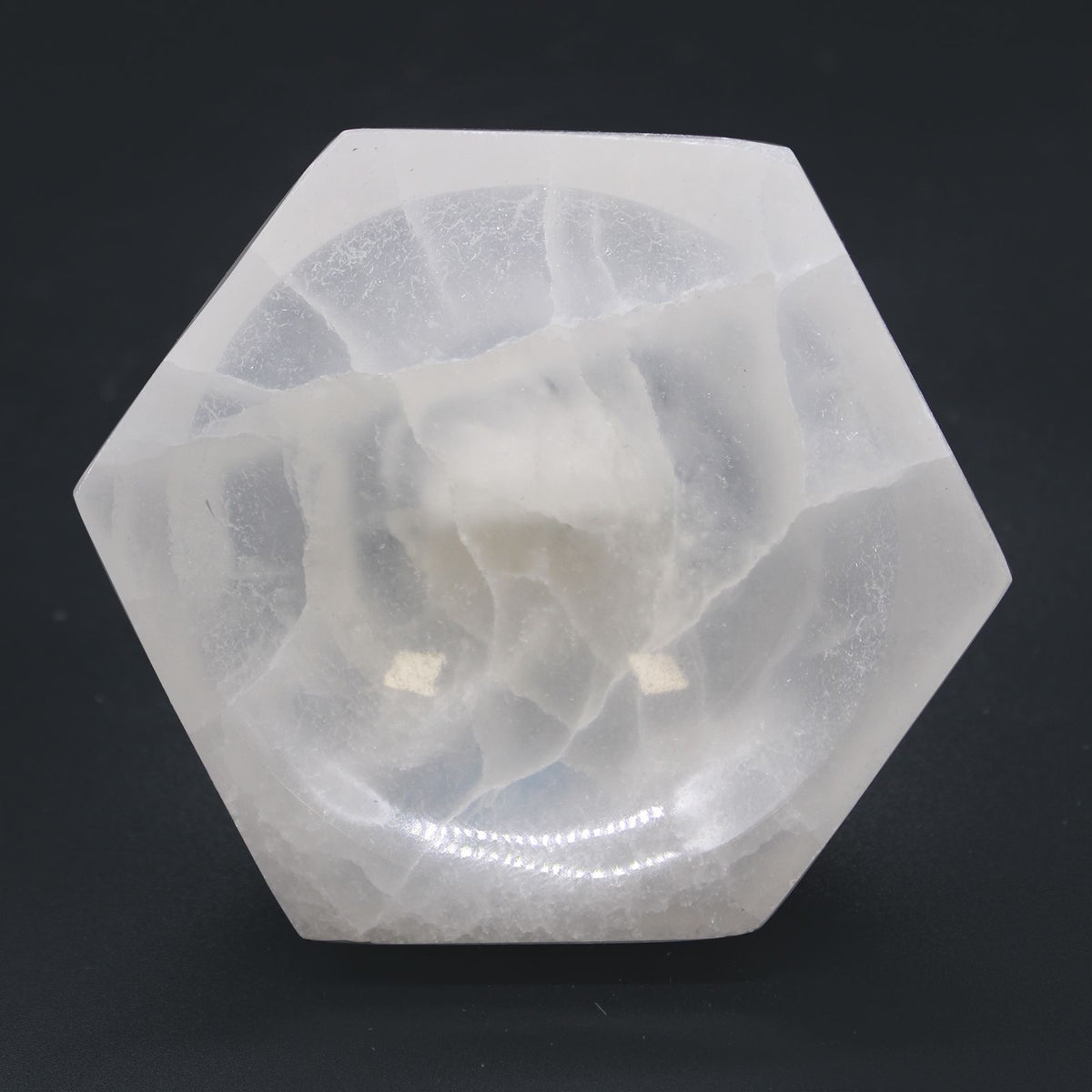 Selenite Hex Bowl - Small - view 2