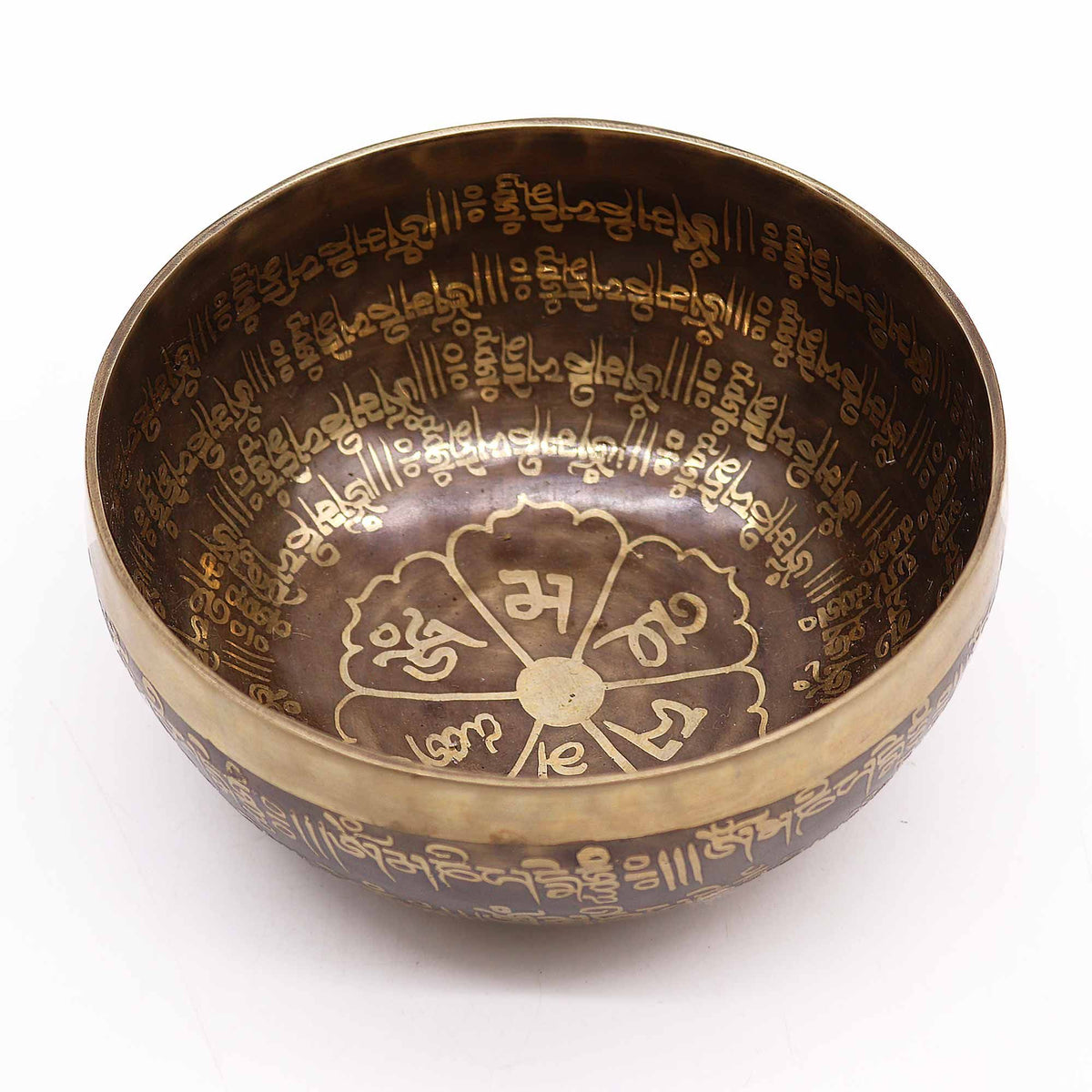 Tibetan Singing Bowl - Engraved Mantra
