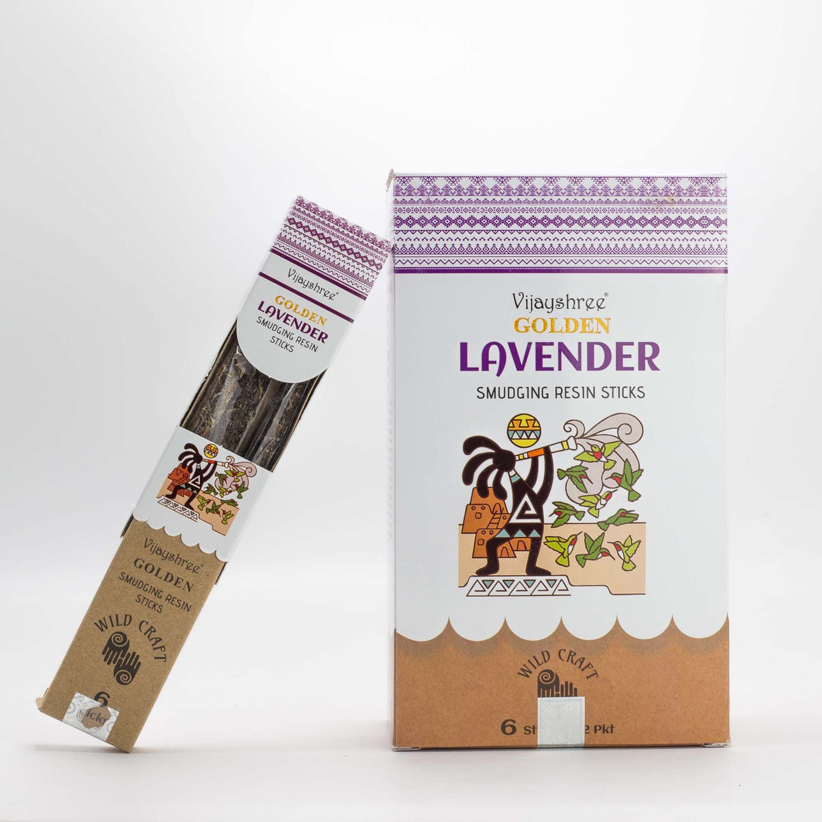 Golden Lavender Smudging Resin Sticks - 30g - view 8