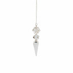 The Architect of Clarity - Three Piece Pendulum - Crystal Quartz - view 2