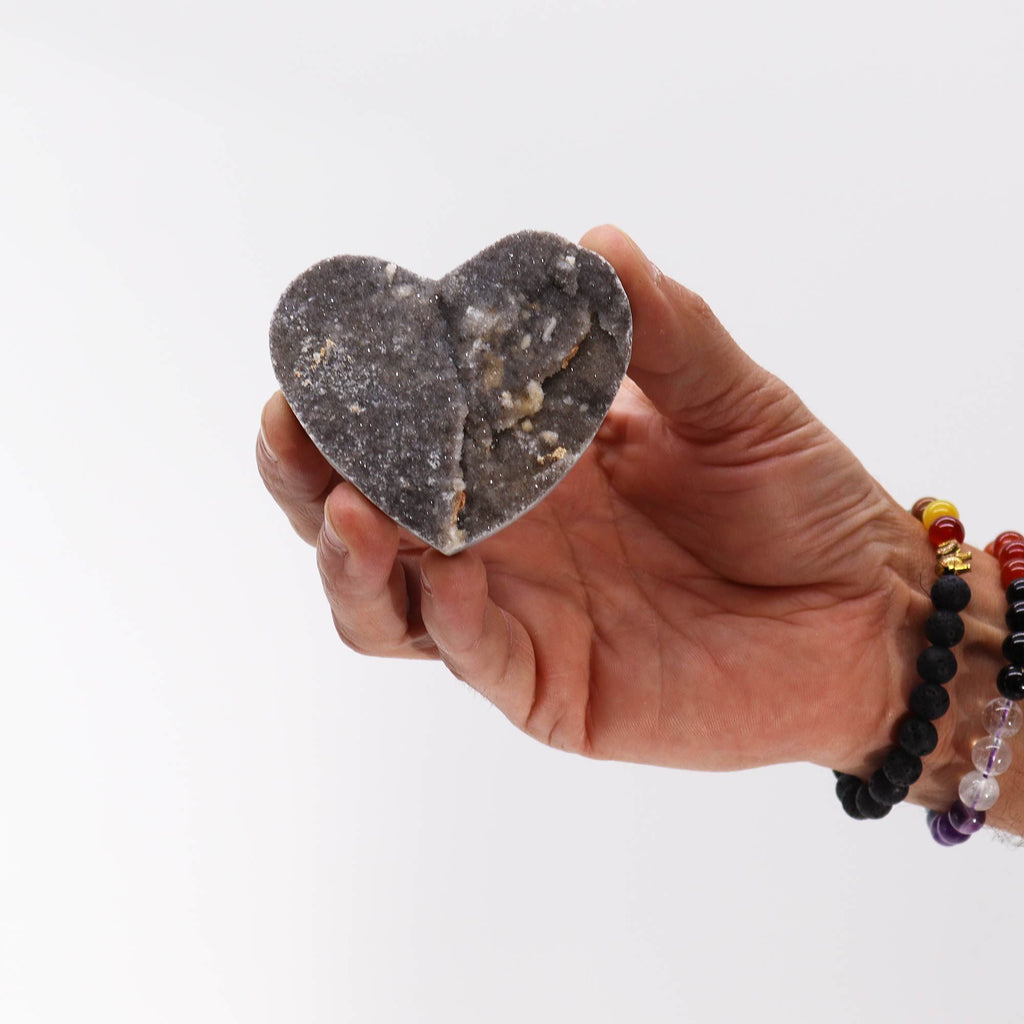 Large Calcite Heart - view 3