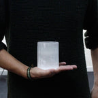 Selenite Cylinder Candle Holder - Small - view 3