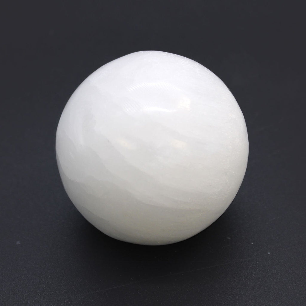 Selenite Sphere - view 2