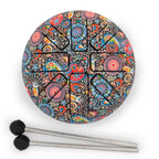 Small Steel Tongue Drum Multi Coloured - 13x9cm - view 5