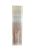 Plain flat bar selenite charging plate cut from Moroccan selenite