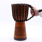 Medium rope tuned djembe drum, hand-carved jackfruit body, Soul Sound head - view 6