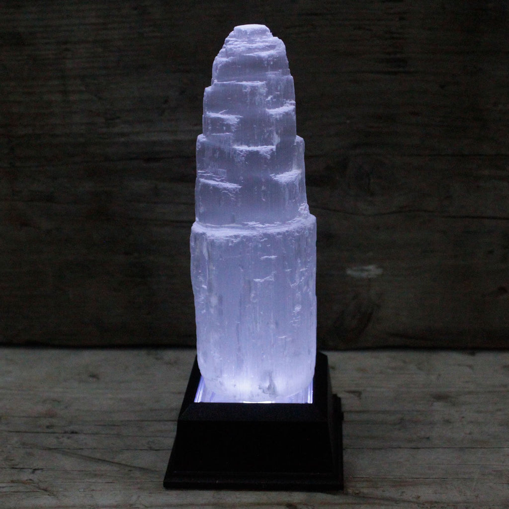 Natural Selenite Tower - Medium - view 3