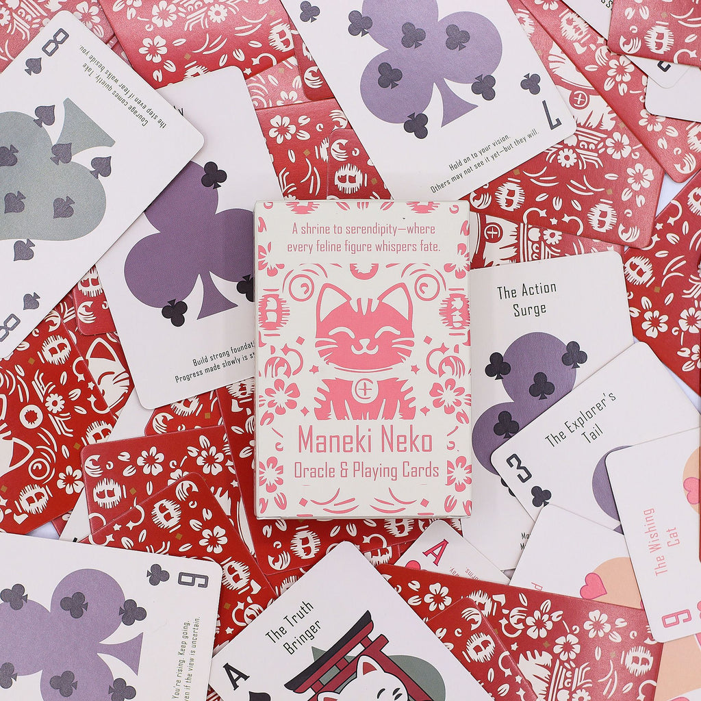 Fortune Cats Playing & Oracle Cards - Maneki Neko Deck - view 6