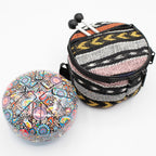 Small Steel Tongue Drum Multi Coloured - 13x9cm - view 6