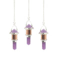 The Violet Engine - Combo Piece Copper Pendulum - Amethyst