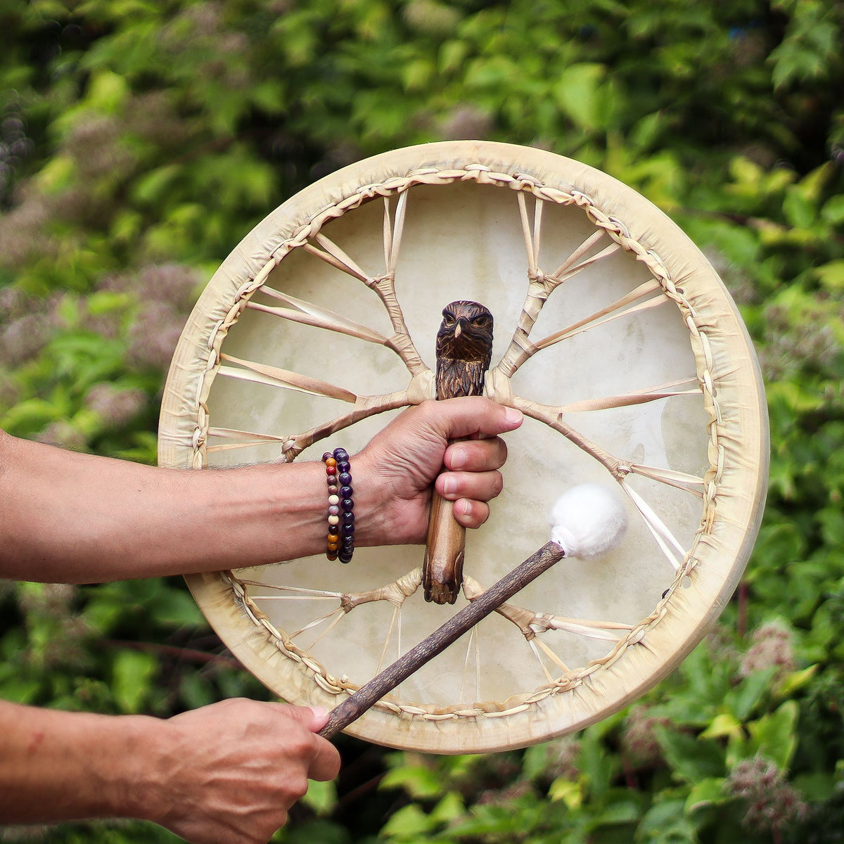 Shaman Drum & Beater - Spirit of the Eagle - Tunable, 16 Inch - view 14