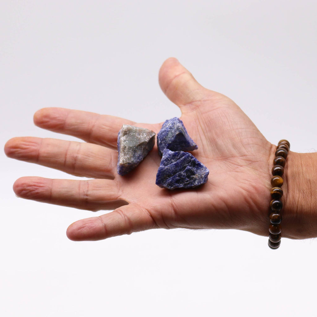 Raw Crystals (500gm) - Sodalite - view 3