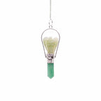 Angel Pendulum with Ring - Green Aventurine - view 2