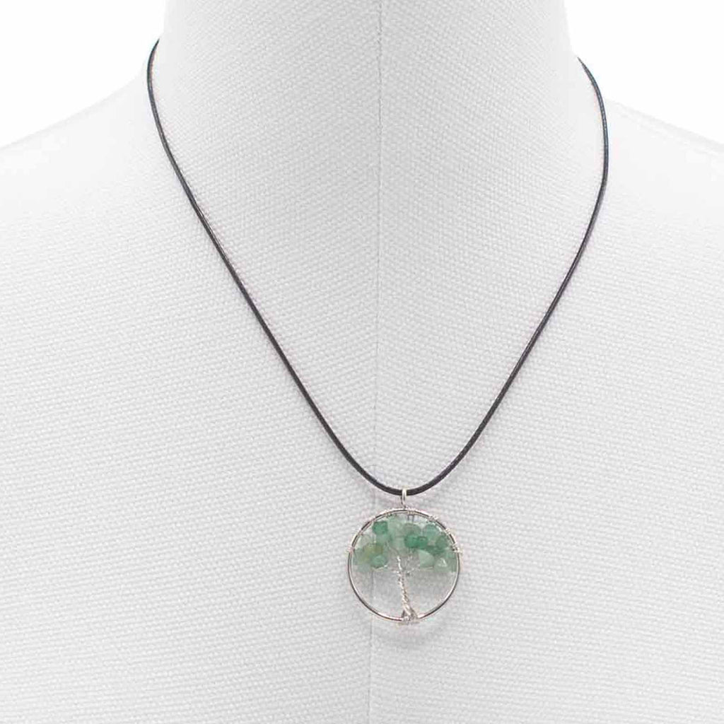 Tree of Life Pendant - Jade - view 2