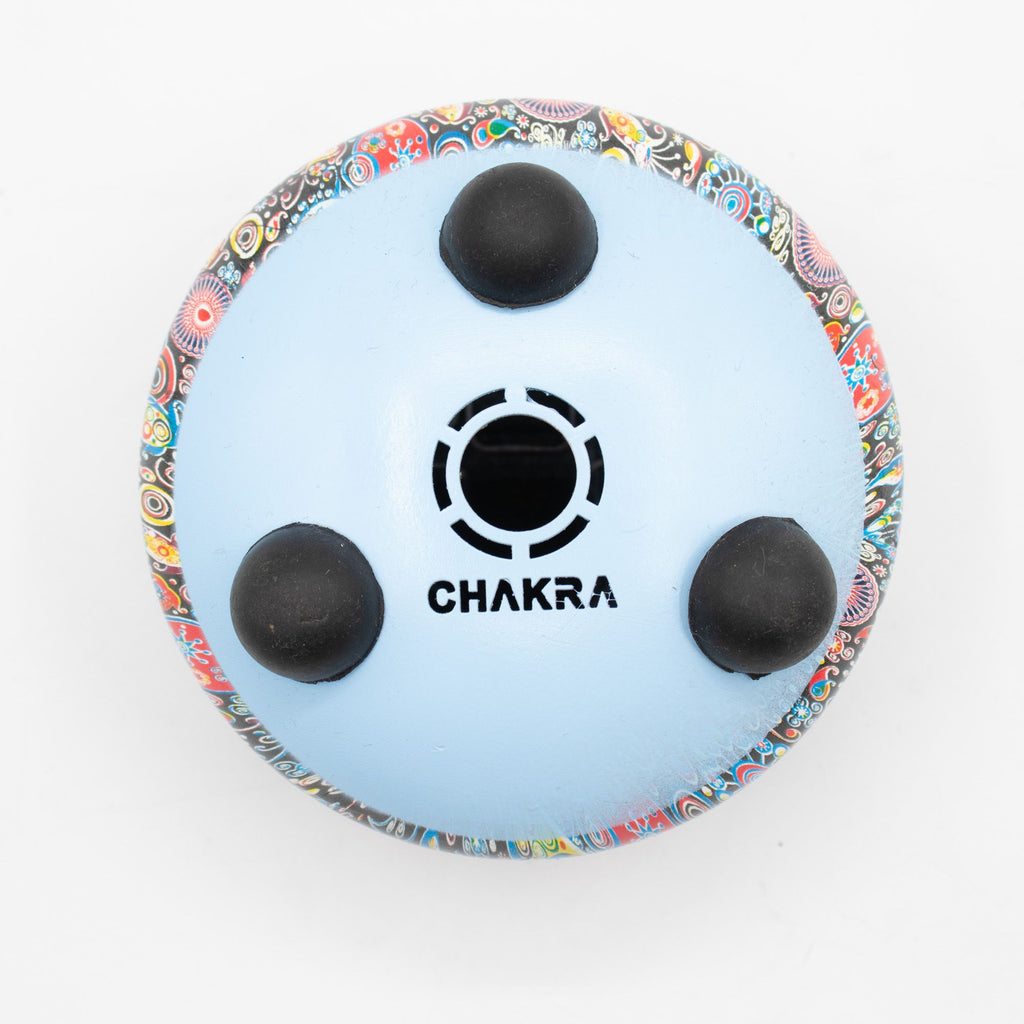 Small Steel Tongue Drum Multi Coloured - 13x9cm - view 2