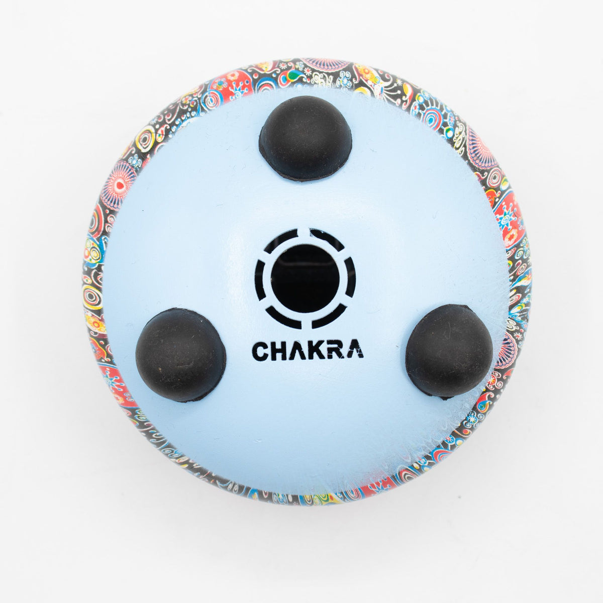 Small Steel Tongue Drum Multi Coloured - 13x9cm - view 2