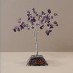 Gemstone Tree with Orgonite Base - 80 Stone - Amethyst - view 3