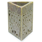Triangle Soapstone Oil Burner - Elephant