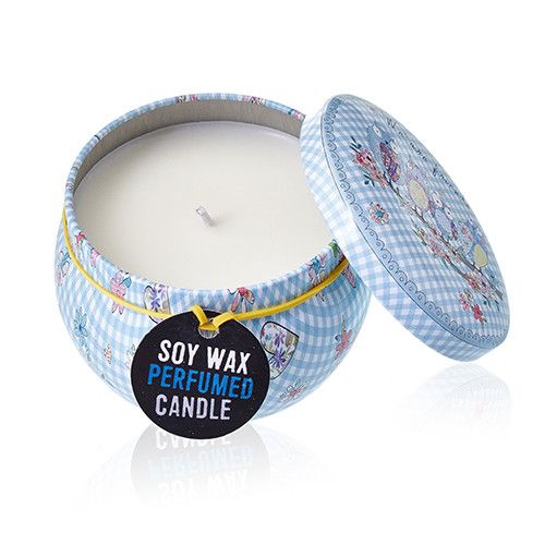 Art Tin Candle - Assorted Design - Friendly Messages - Parma Violet - view 7