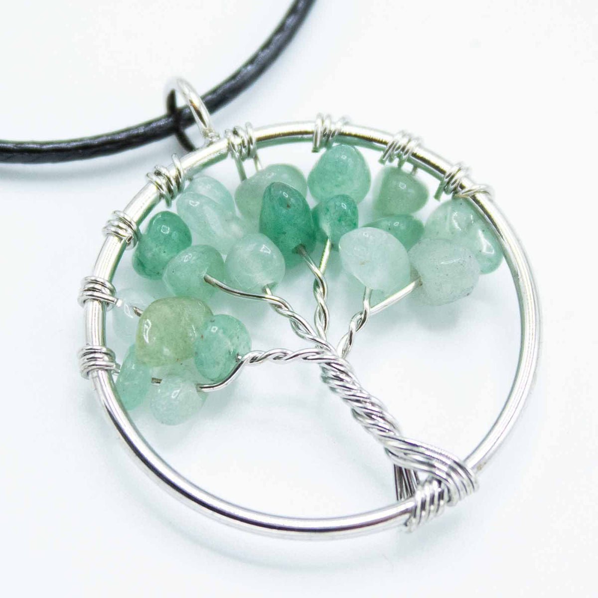 Tree of Life Pendant - Jade - view 3