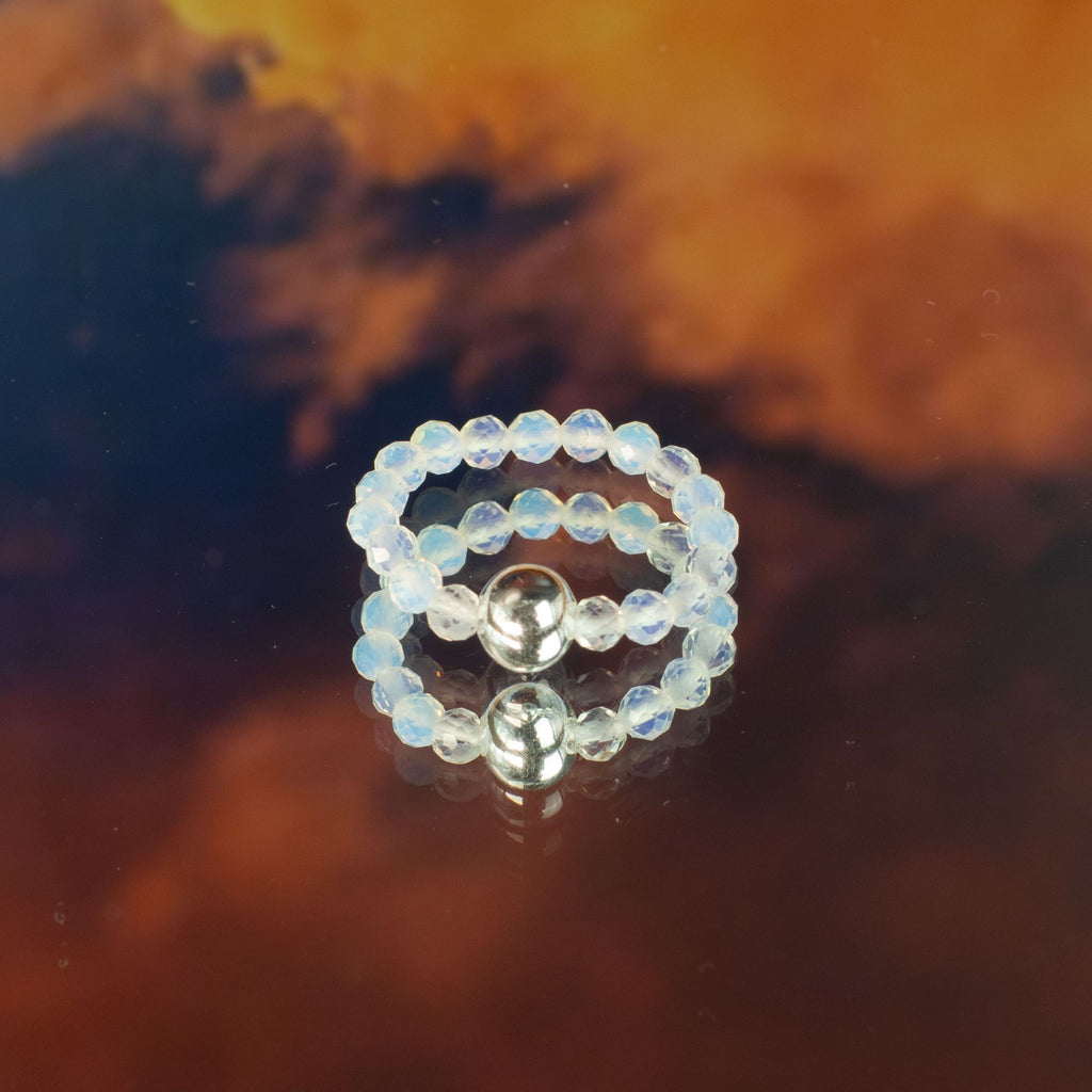 Nymph Spirit Gemstone Ring Set - Blood Moon - view 9
