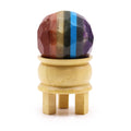 Gemstone Faceted Healing Ball & Stand - Seven Chakra