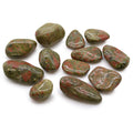 Medium African Tumble Stones - Unakite (Pack of 12)
