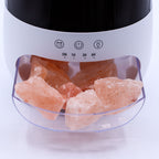 Salt stone flame effect aroma diffuser in white - view 6
