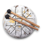 Med Steel Tongue Drum Marble - 17x13cm