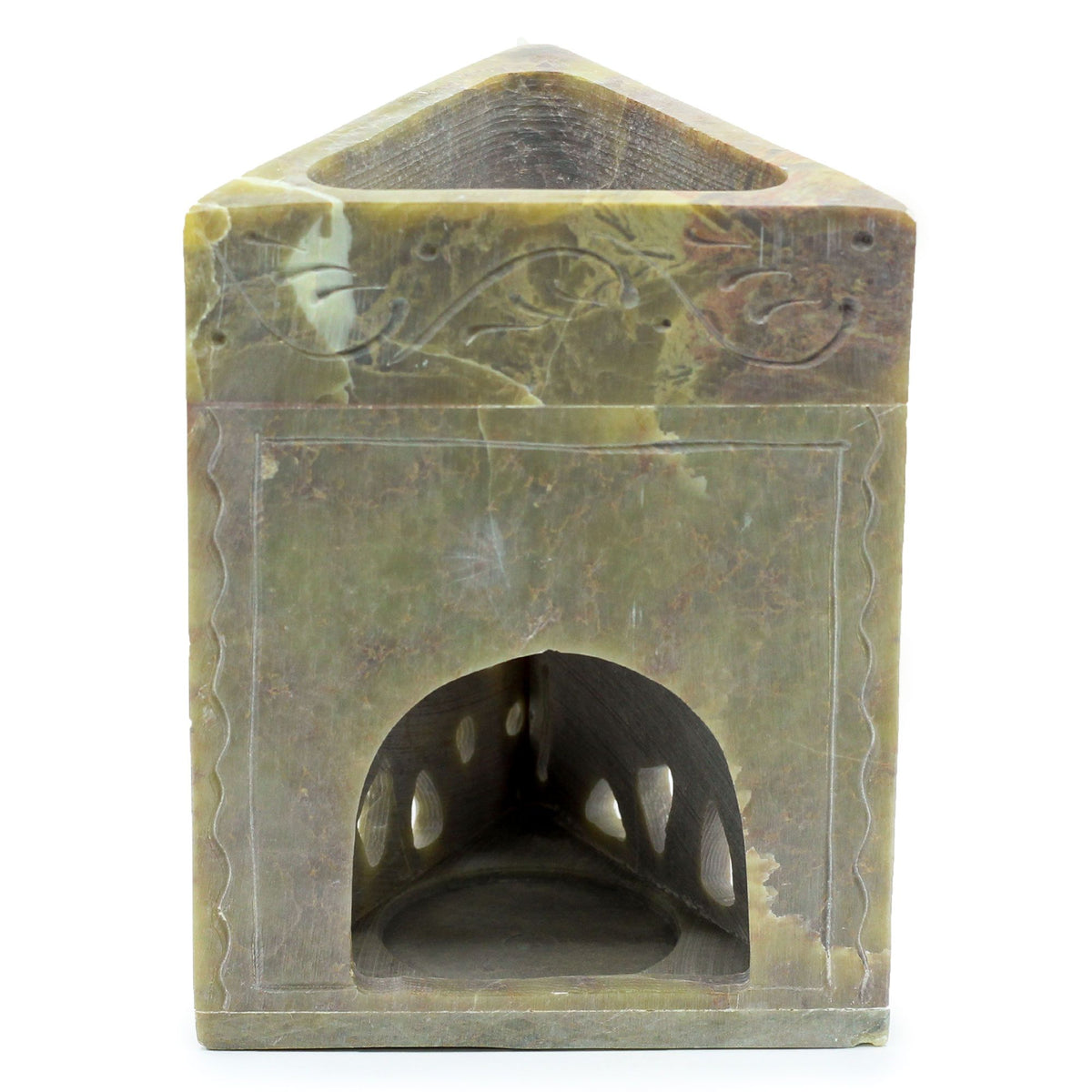 Triangle Soapstone Oil Burner - Elephant - view 2