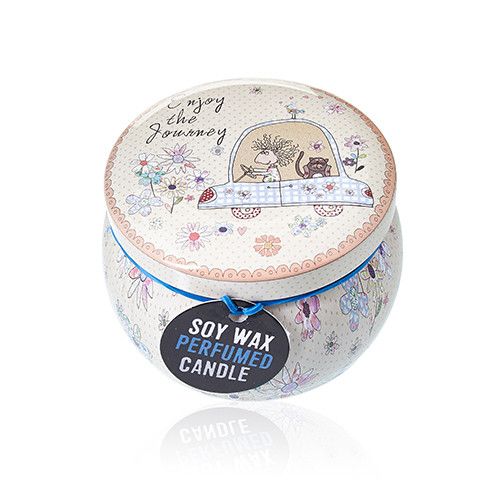 Art Tin Candle - Assorted Design - Friendly Messages - Parma Violet - view 8