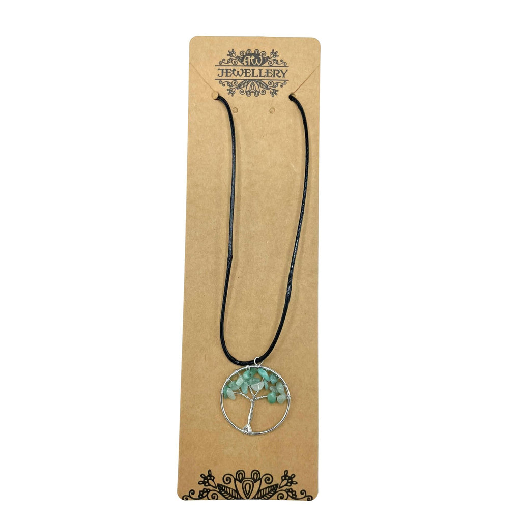 Tree of Life Pendant - Jade - view 4