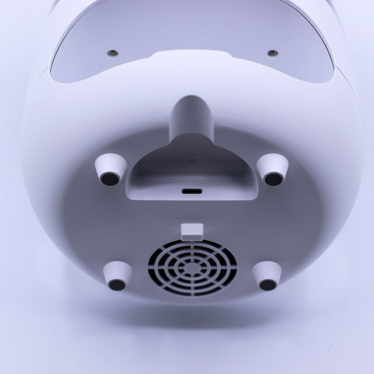 Salt stone flame effect aroma diffuser in white - view 5