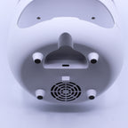 Salt stone flame effect aroma diffuser in white - view 5