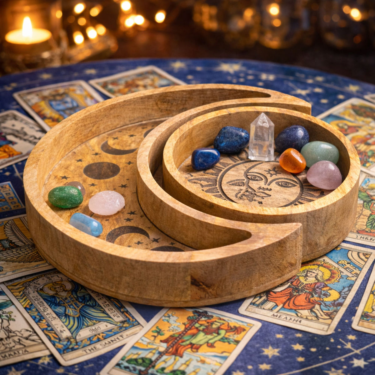 Moon Shaped Round Tray S/2 - view 4