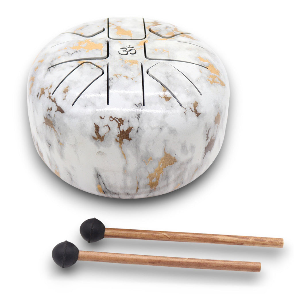 Med Steel Tongue Drum Marble - 17x13cm - view 3