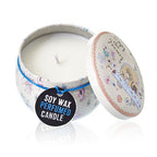 Art Tin Candle - Assorted Design - Friendly Messages - Parma Violet - view 9