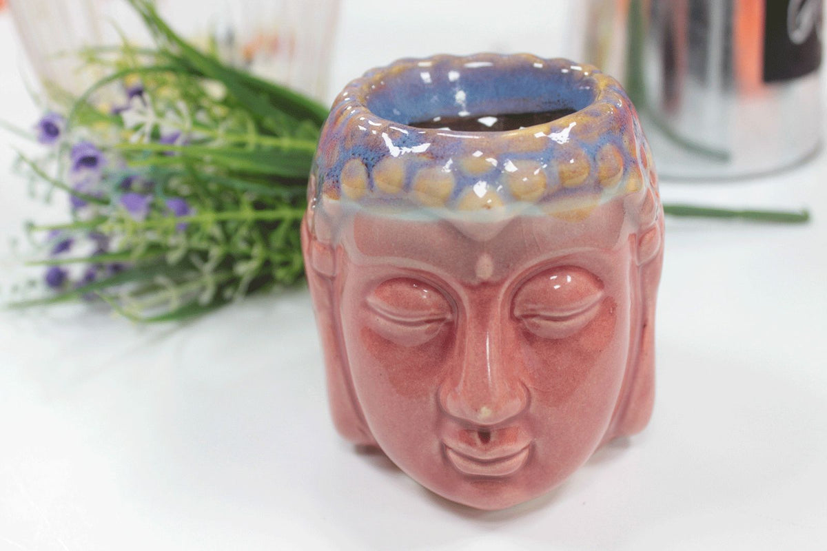 Buddha Oil Burner - Rose & Teal - view 2