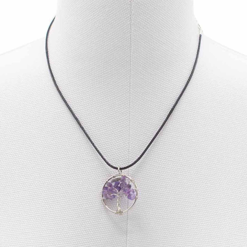 Tree of Life Pendant - Amethyst - view 2