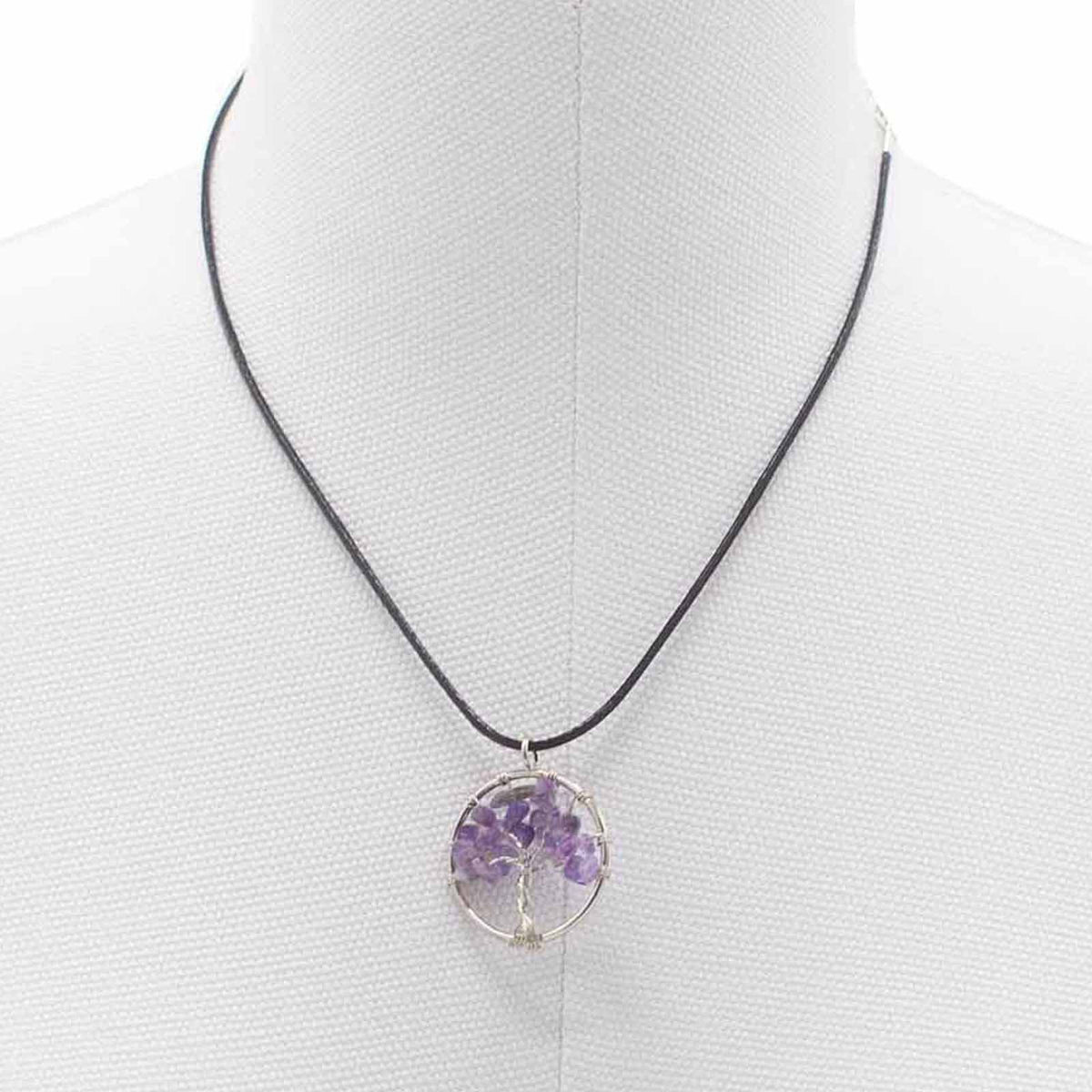 Tree of Life Pendant - Amethyst - view 2