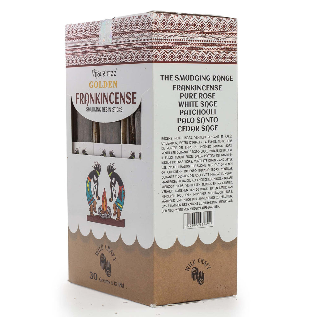 Golden Frankincense Smudging Resin Sticks – 30g - view 6