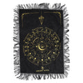 Ancient Witch Pendulum Divination Cloth - All Seeing Eye - Black & Gold