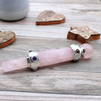 Hexagonal Crystal Healing Wand - 12cm - Rose Quartz - view 3