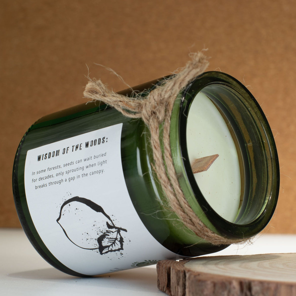 Greenman Woodwick Soy Candle - Cedar Citrus - view 4