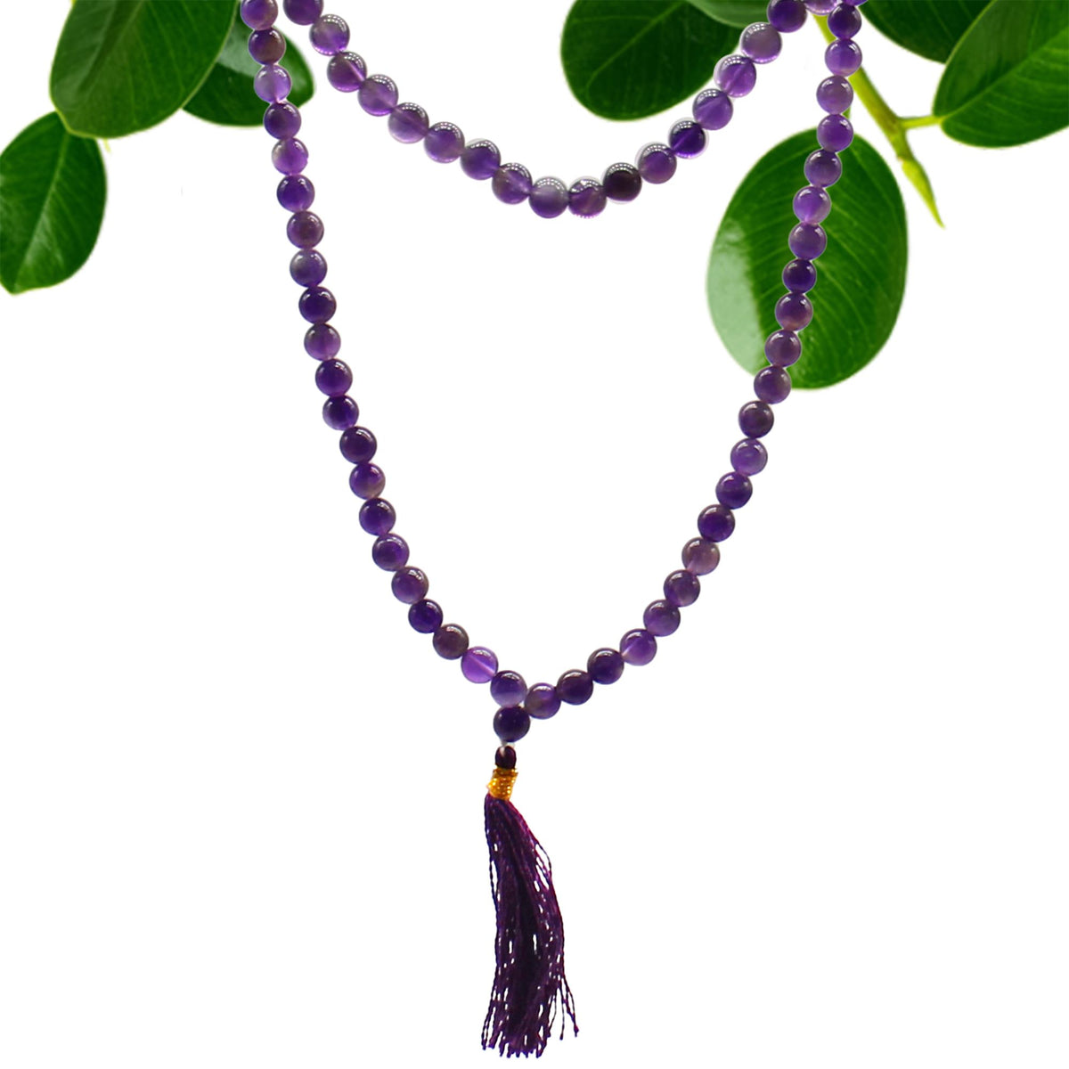 108 Bead Mala - Amethyst - view 5