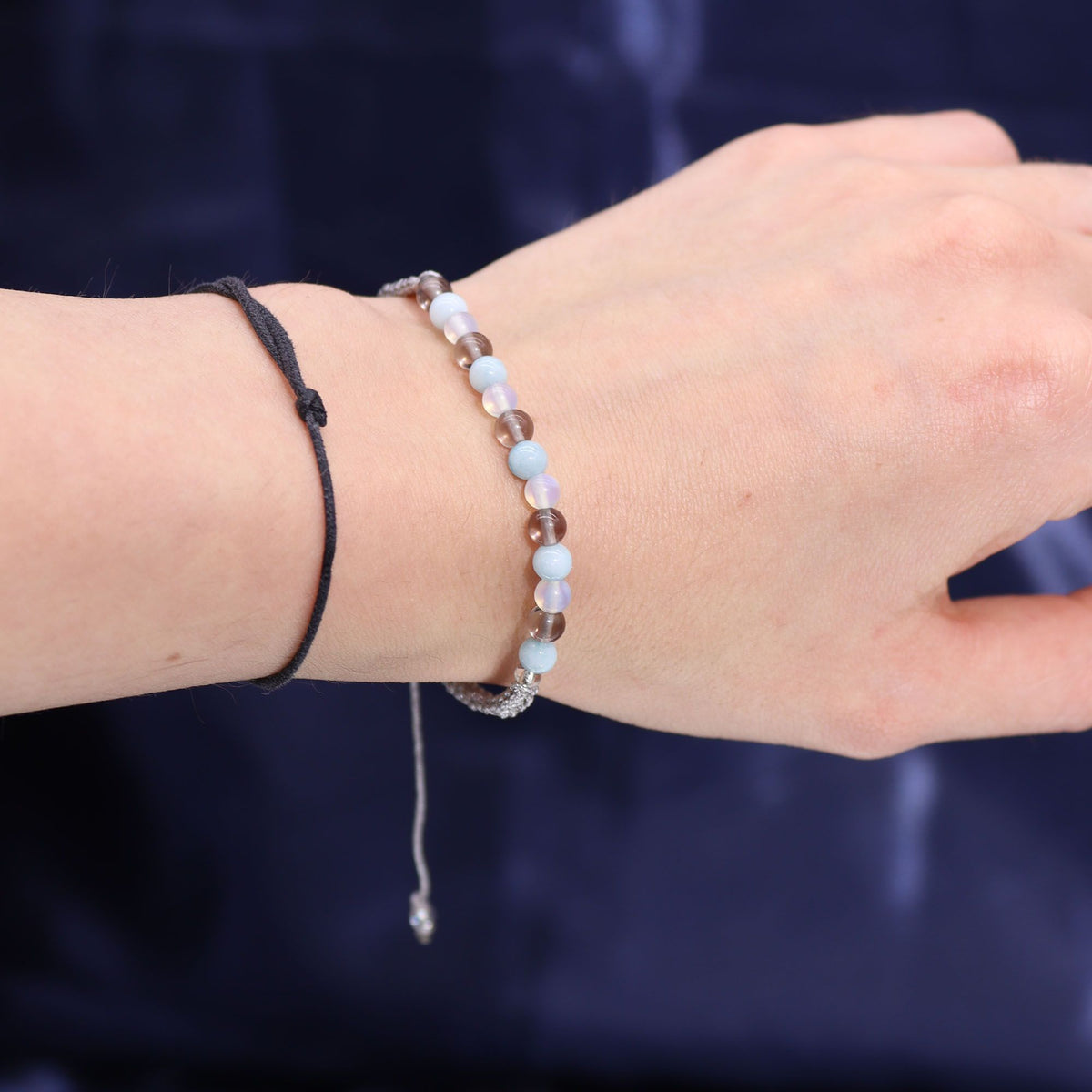 Zodiac Crystal Candle with Gemstone Bracelet - Cancer - view 6