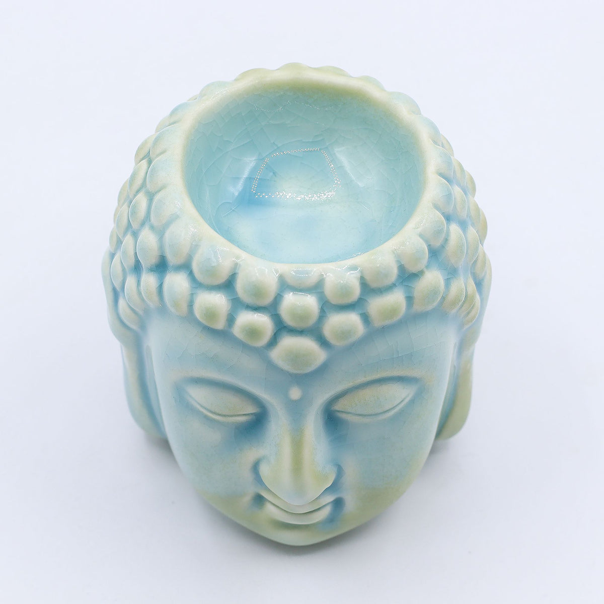 Buddha Oil Burner - Blue - view 3