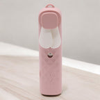 Pink handheld nano mist face fan and spray, USB rechargeable - view 7