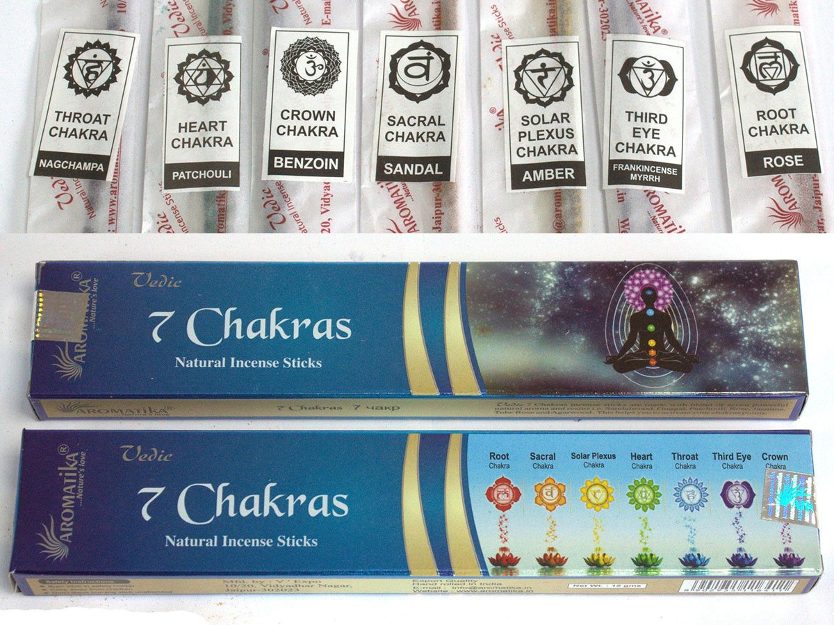 Vedic - Incense Sticks - 7 Chakras - view 2